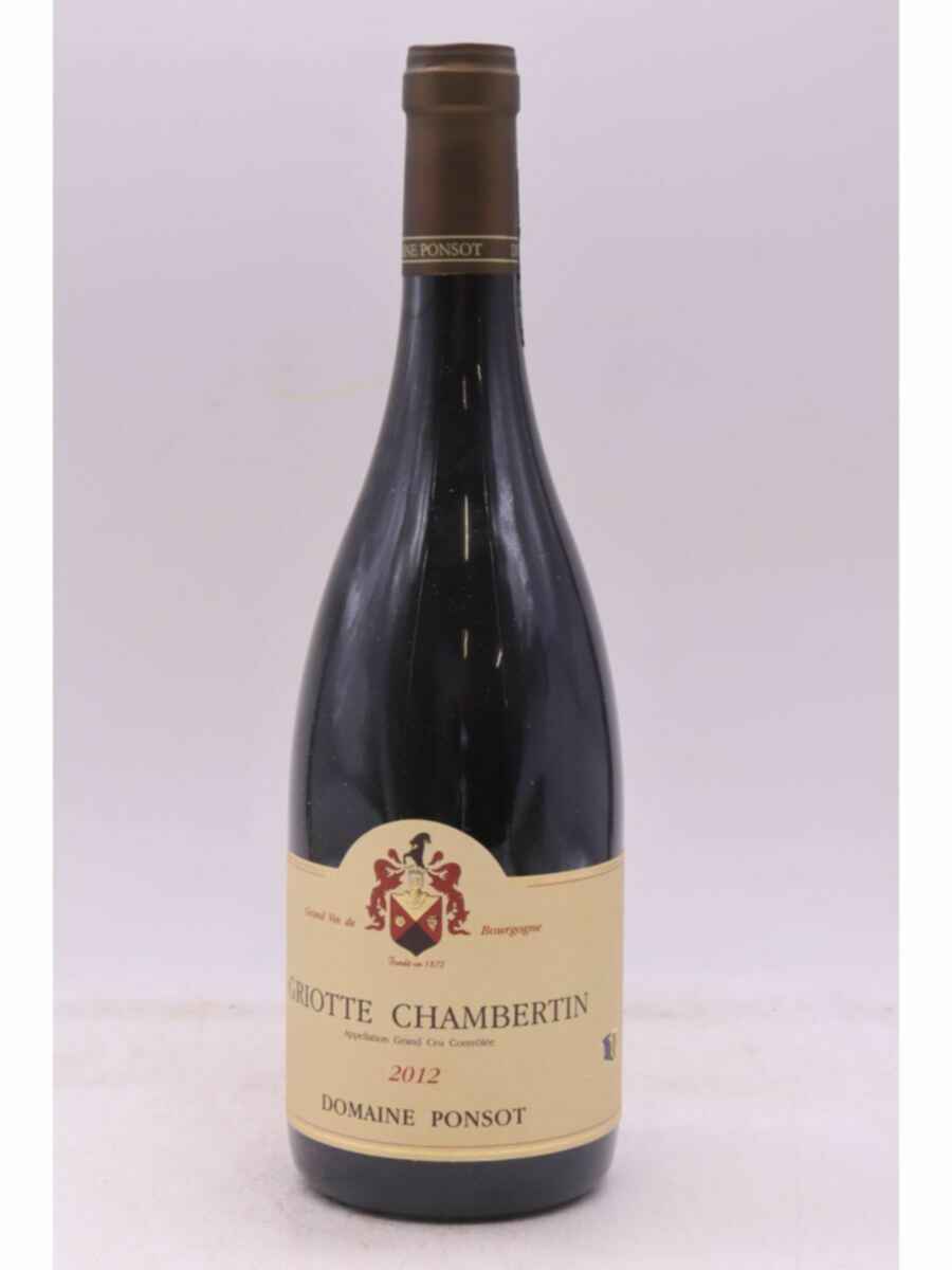 Ponsot Griotte Chambertin Grand Cru 2012