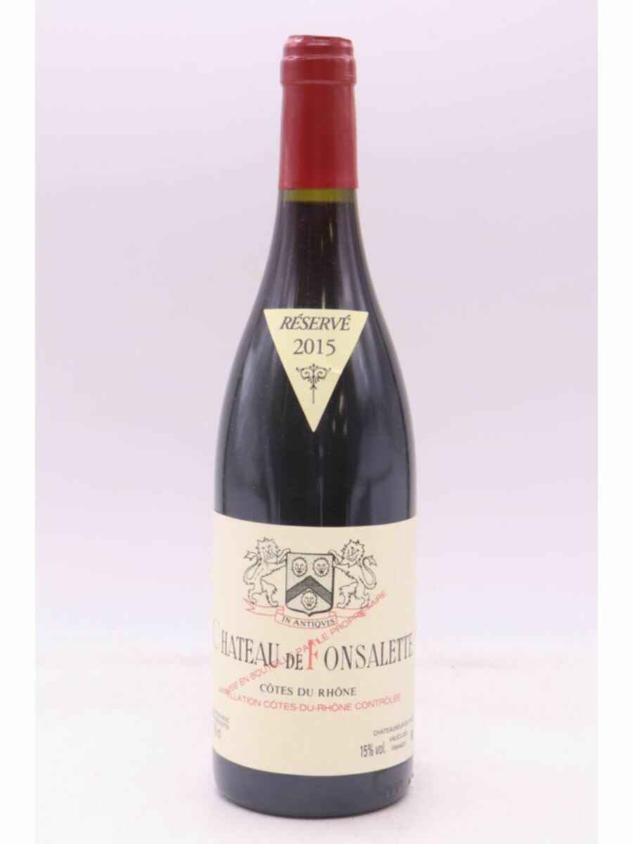 Rayas Chateau De Fonsalette Reserve 2015