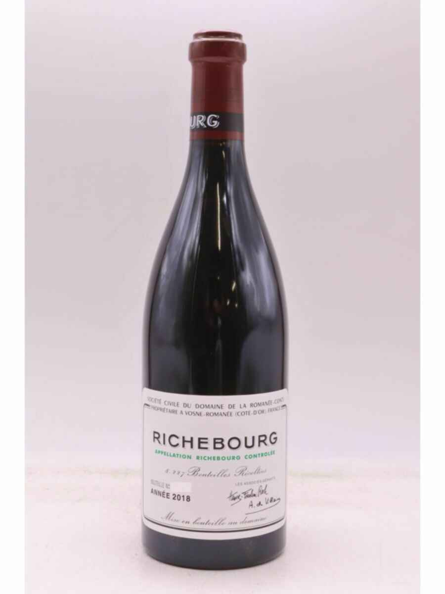 De La Romanee Conti Richebourg Grand Cru 2018