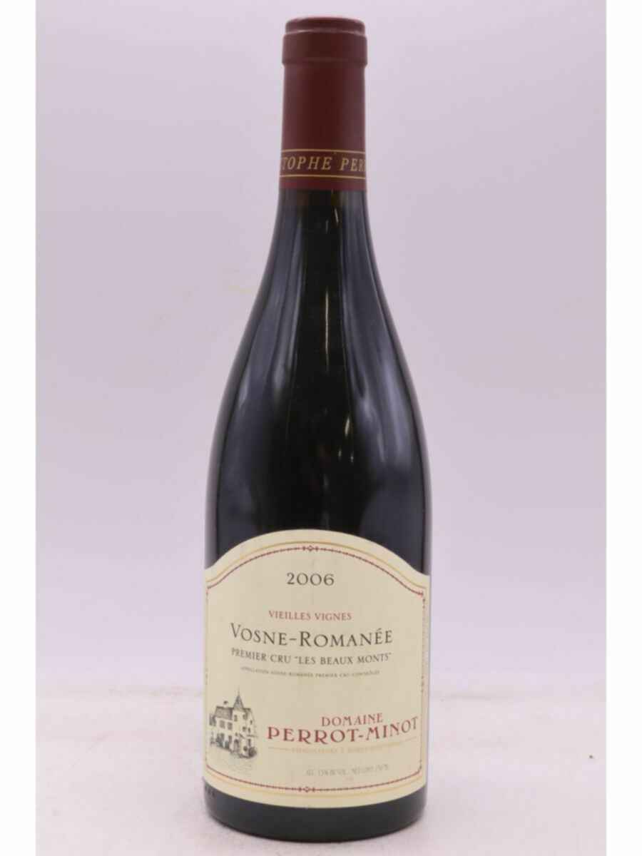 Christophe Perrot Minot Vosne Romanee Les Beaux Monts Vieilles Vignes 1er Cru 2006