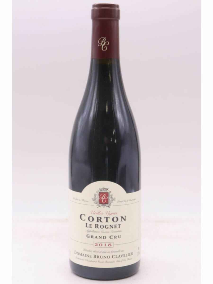 Bruno Clavelier Corton Rognet Vieilles Vignes Grand Cru 2018