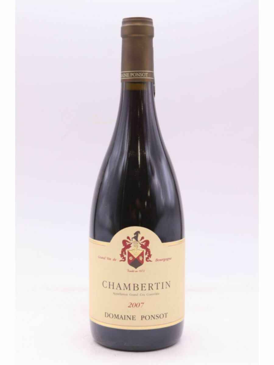 Ponsot Chambertin Grand Cru 2007