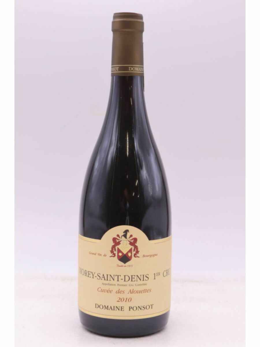Ponsot Morey St Denis Cuvee Des Alouettes 1er Cru 2010