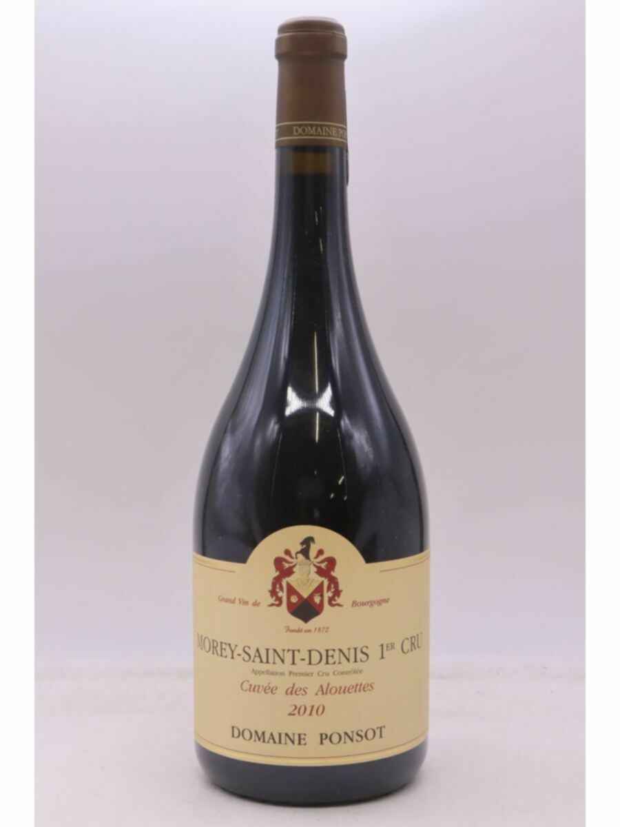 Ponsot Morey St Denis Cuvee Des Alouettes 1er Cru 2010