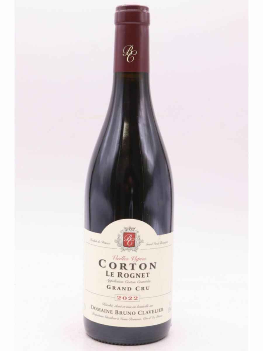 Bruno Clavelier Corton Le Rognet Grand Cru 2022