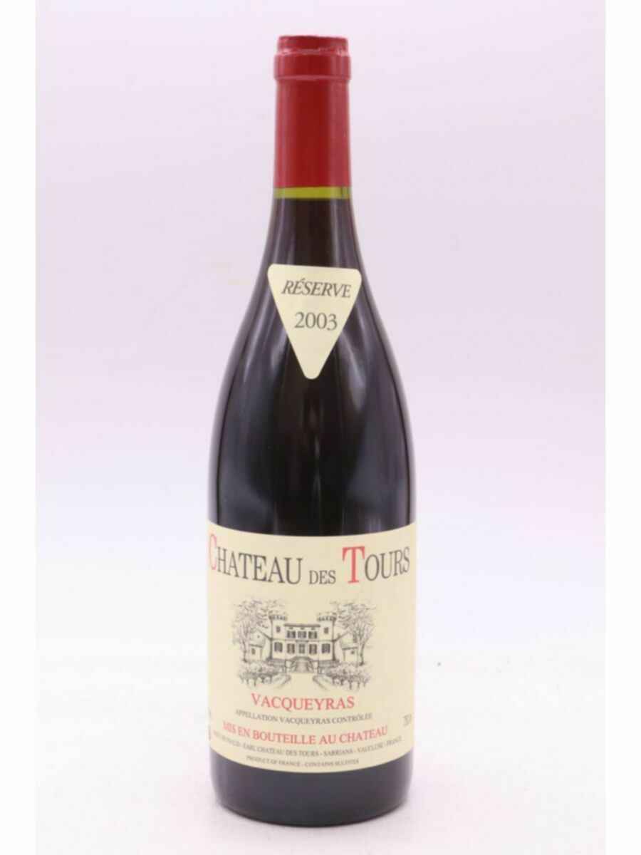 Rayas Chateau Des Tours Vacqueyras Rouge 2003