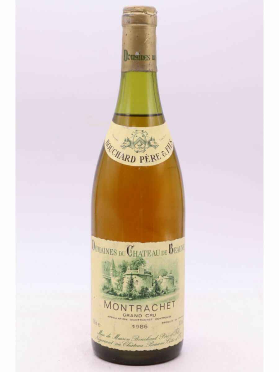 Bouchard P&f Montrachet Grand Cru 1986