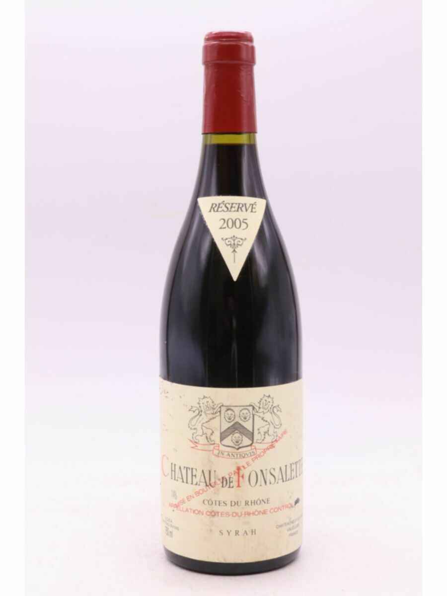 Rayas Chateau De Fonsalette Reserve Syrah 2005