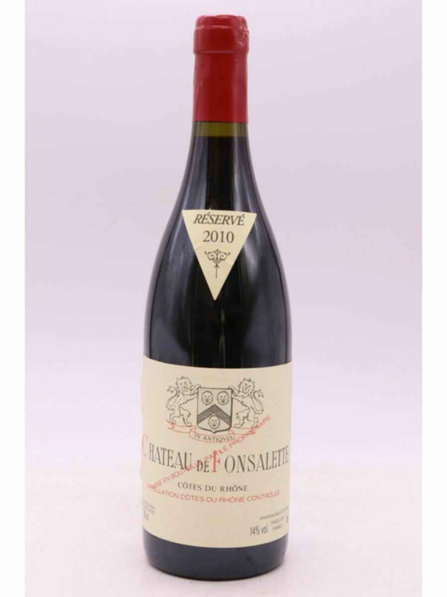 Rayas Chateau De Fonsalette Reserve 2010