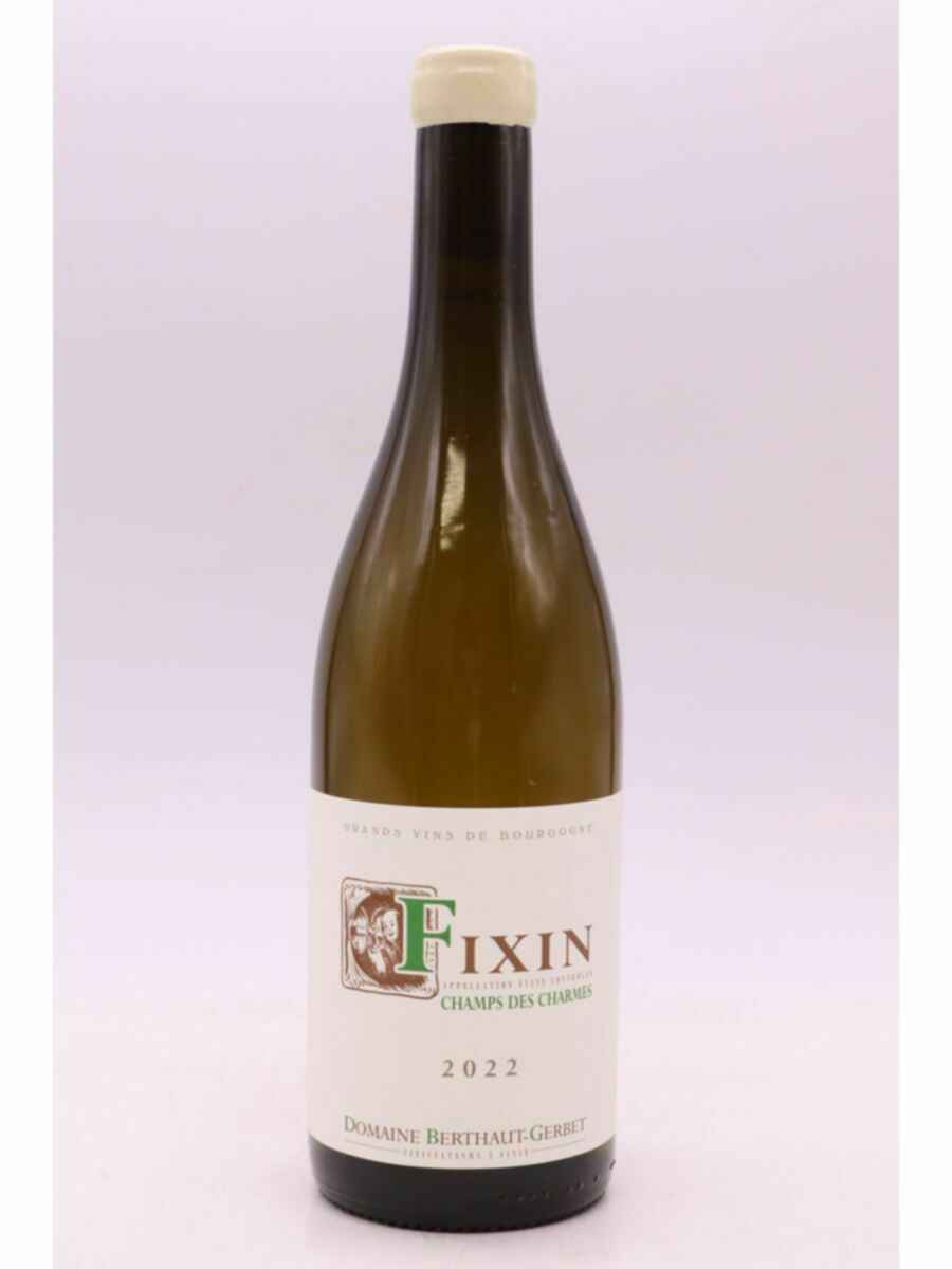 Berthaut Gerbet Fixin Champs Des Charmes Blanc 2022