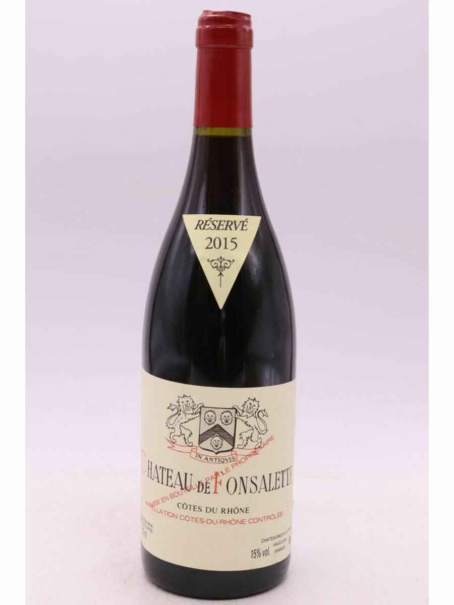 Rayas Chateau De Fonsalette Reserve 2015