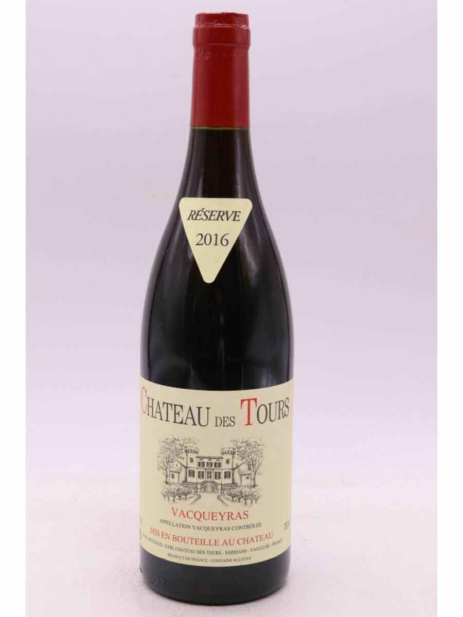 Rayas Chateau Des Tours Vacqueyras Rouge 2016