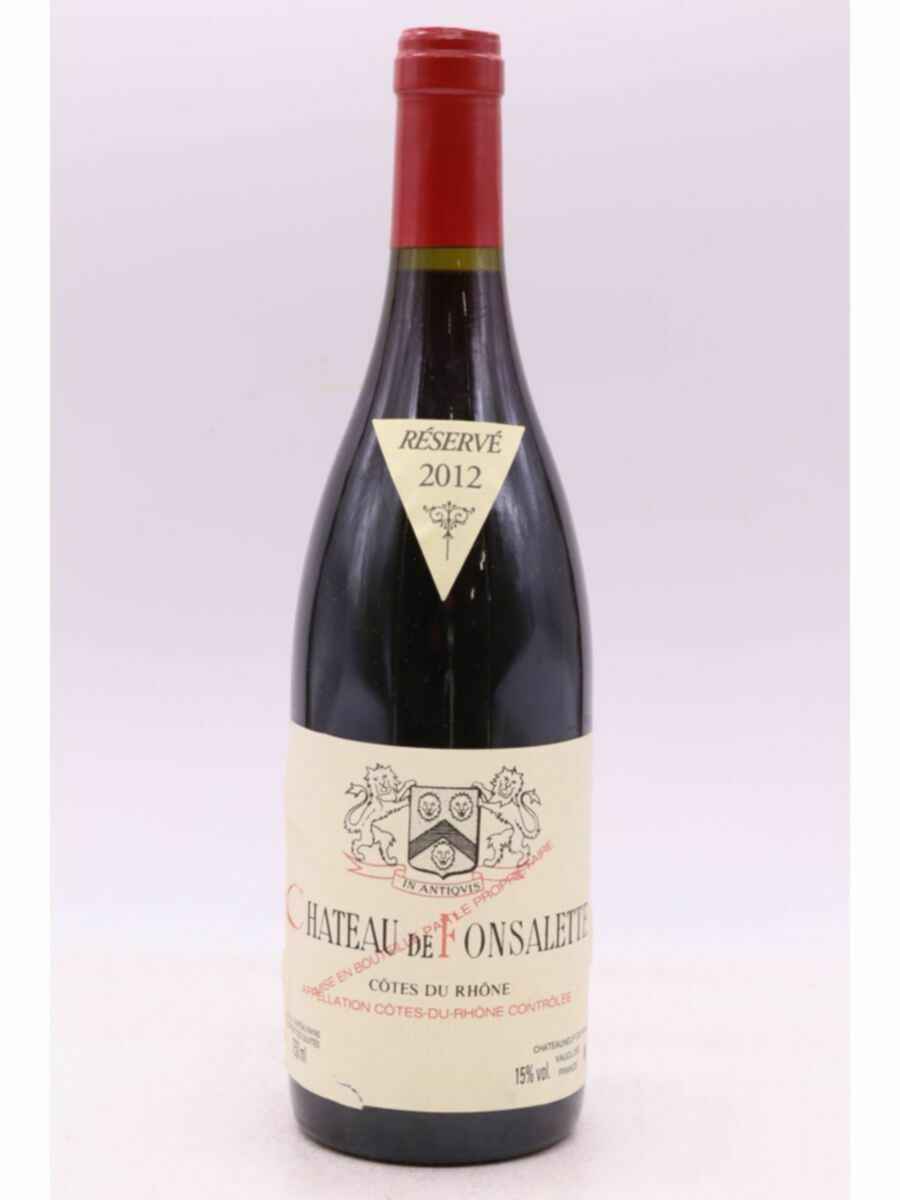 Rayas Chateau De Fonsalette Reserve 2012