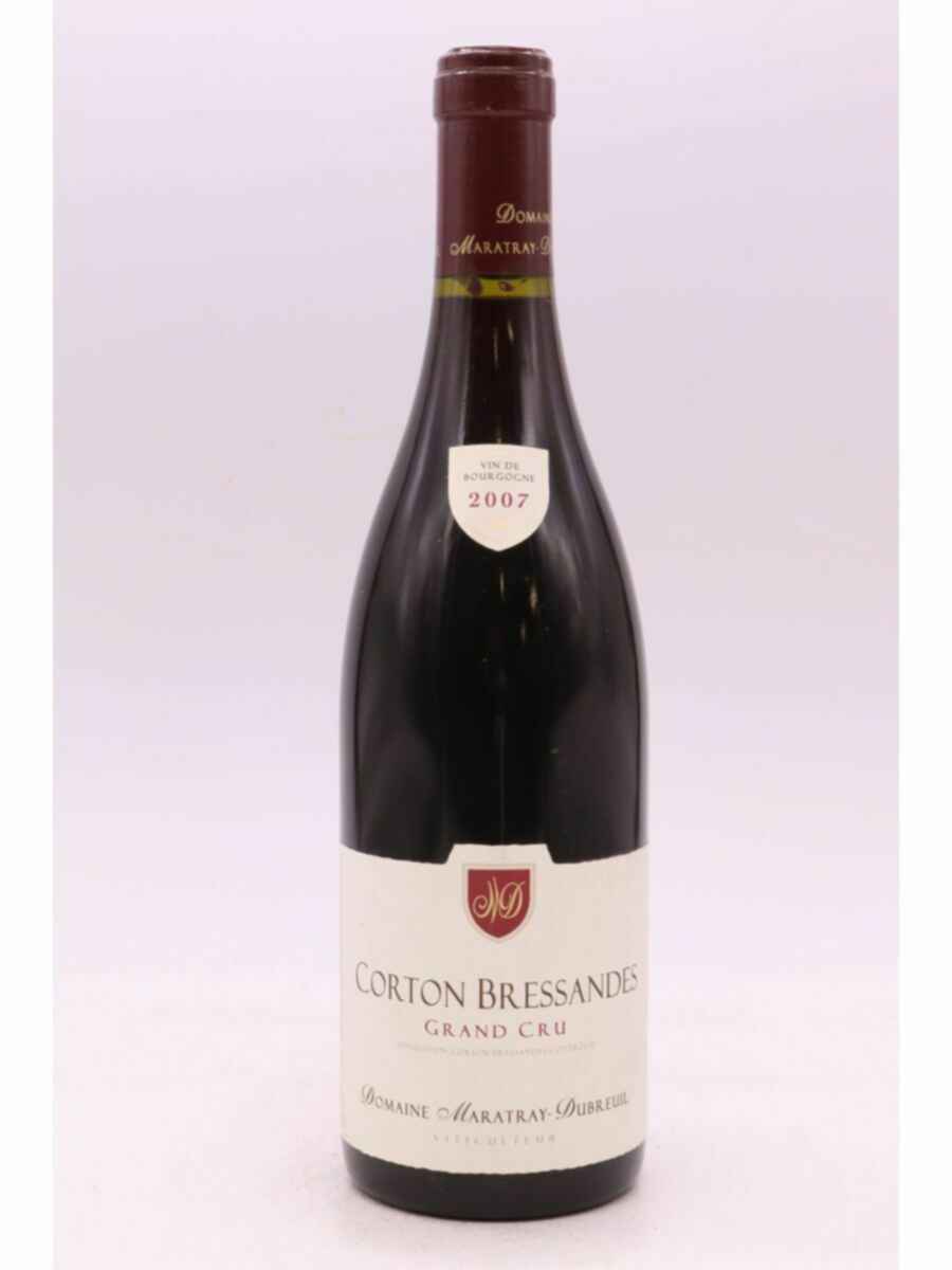 Maratray Dubreuil Corton Bressandes Grand Cru 2007