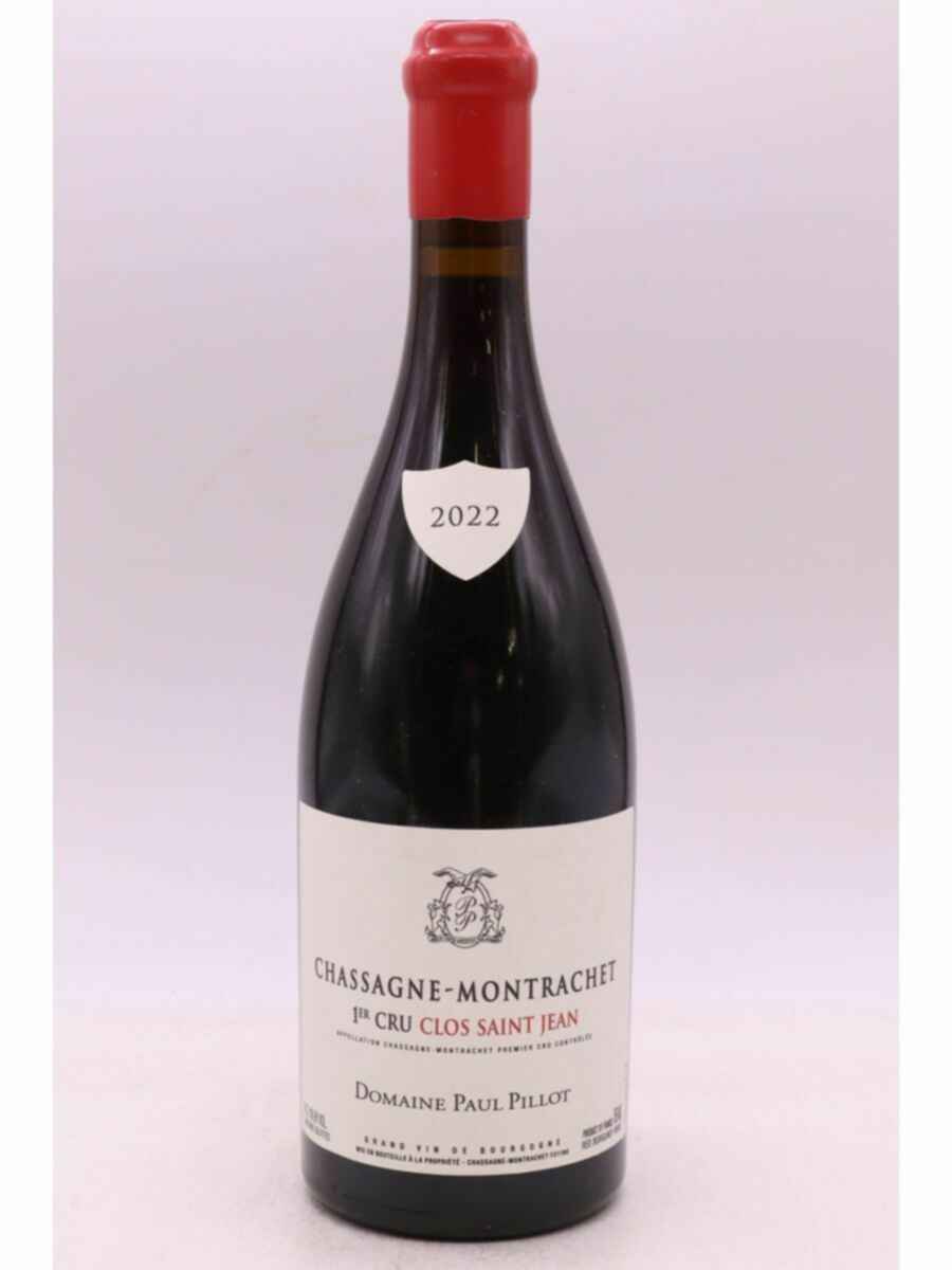 Paul Pillot Chassagne Montrachet Clos Saint Jean Rouge 1er Cru 2022