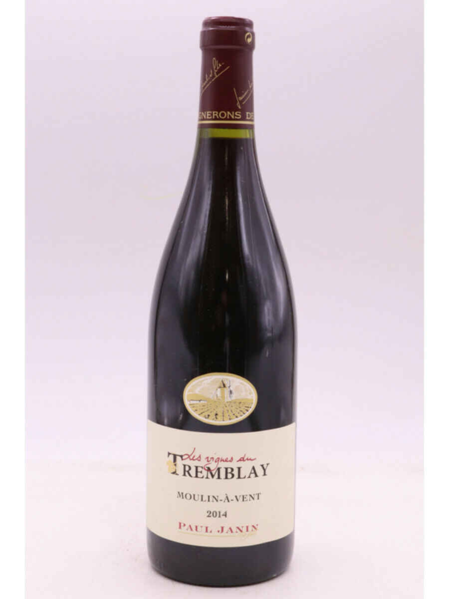 Paul Janin Moulin A Vent Les Vignes Du Tremblay 2014