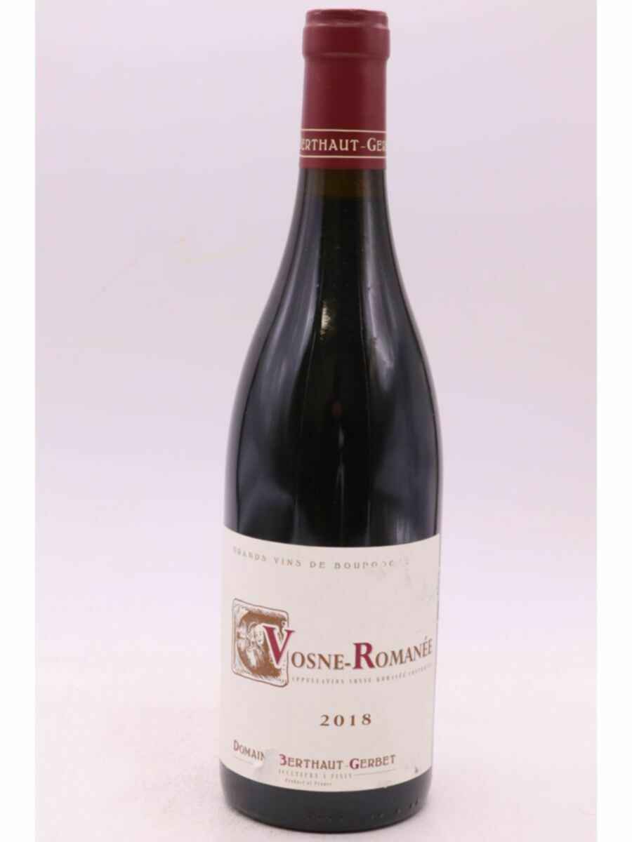 Berthaut Gerbet Vosne Romanee 2018