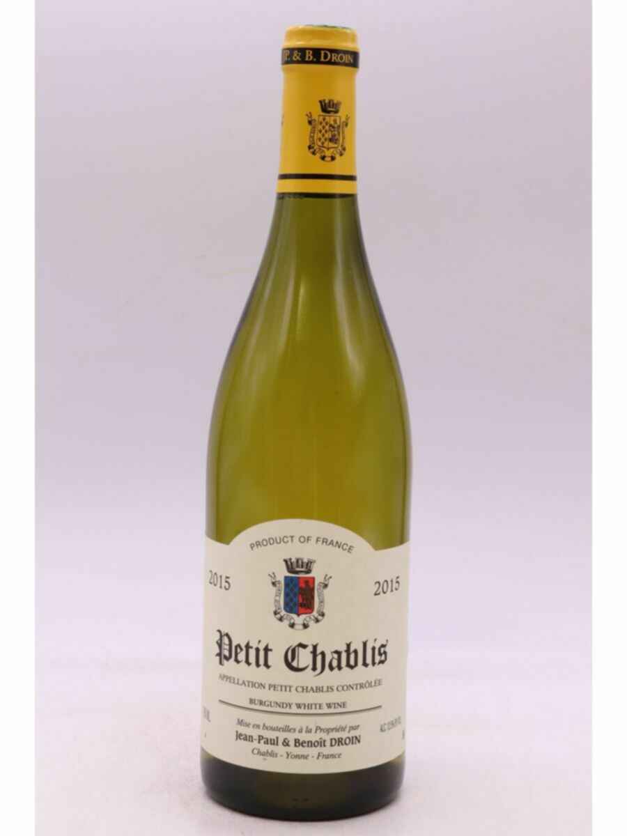 Jean Paul Droin Petit Chablis 2015