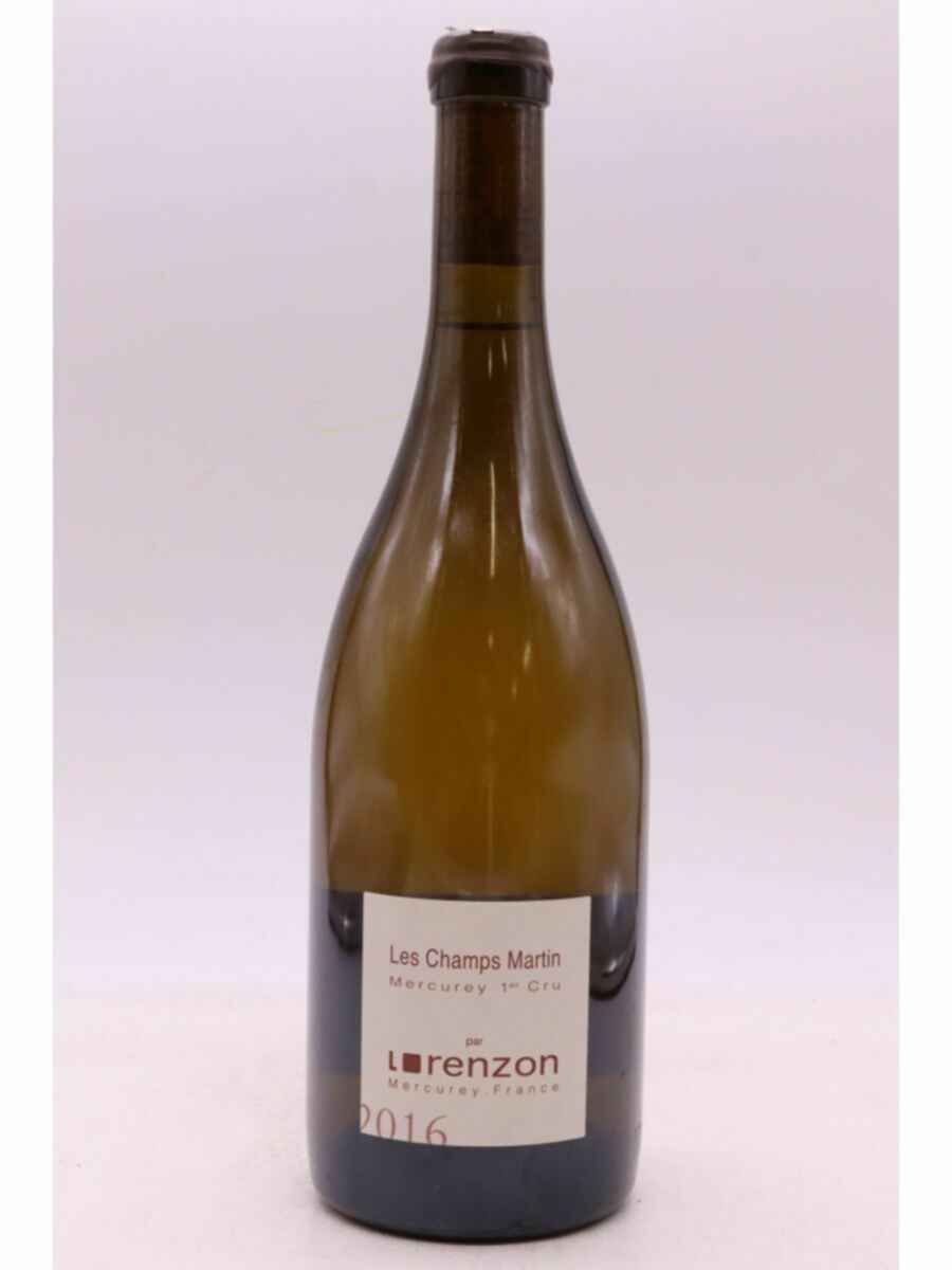 Bruno Lorenzon Mercurey Blanc Les Champs Martin 1er Cru 2016