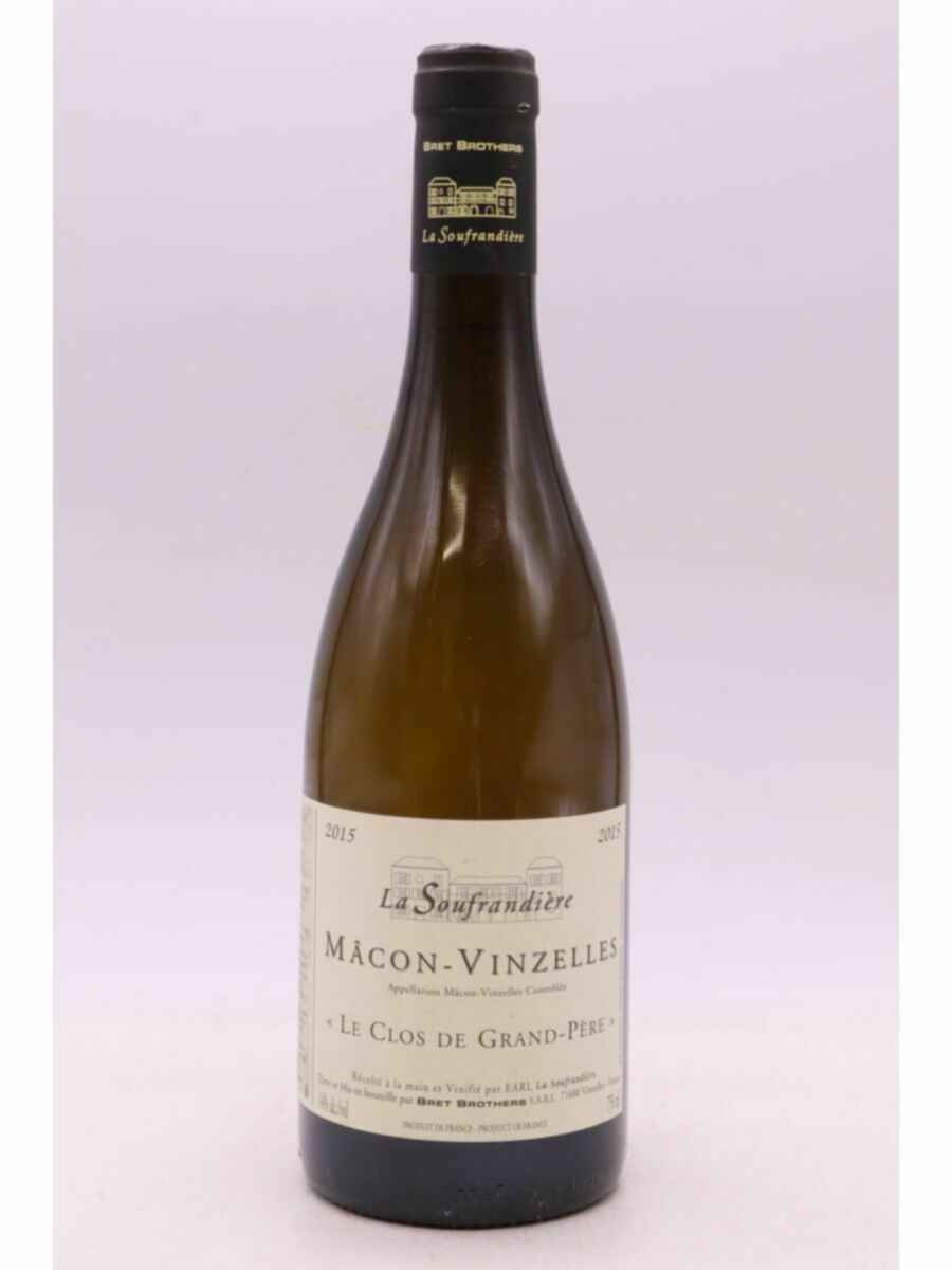 La Soufrandiere Macon Vinzelles Le Clos Du Grand Pere 2015