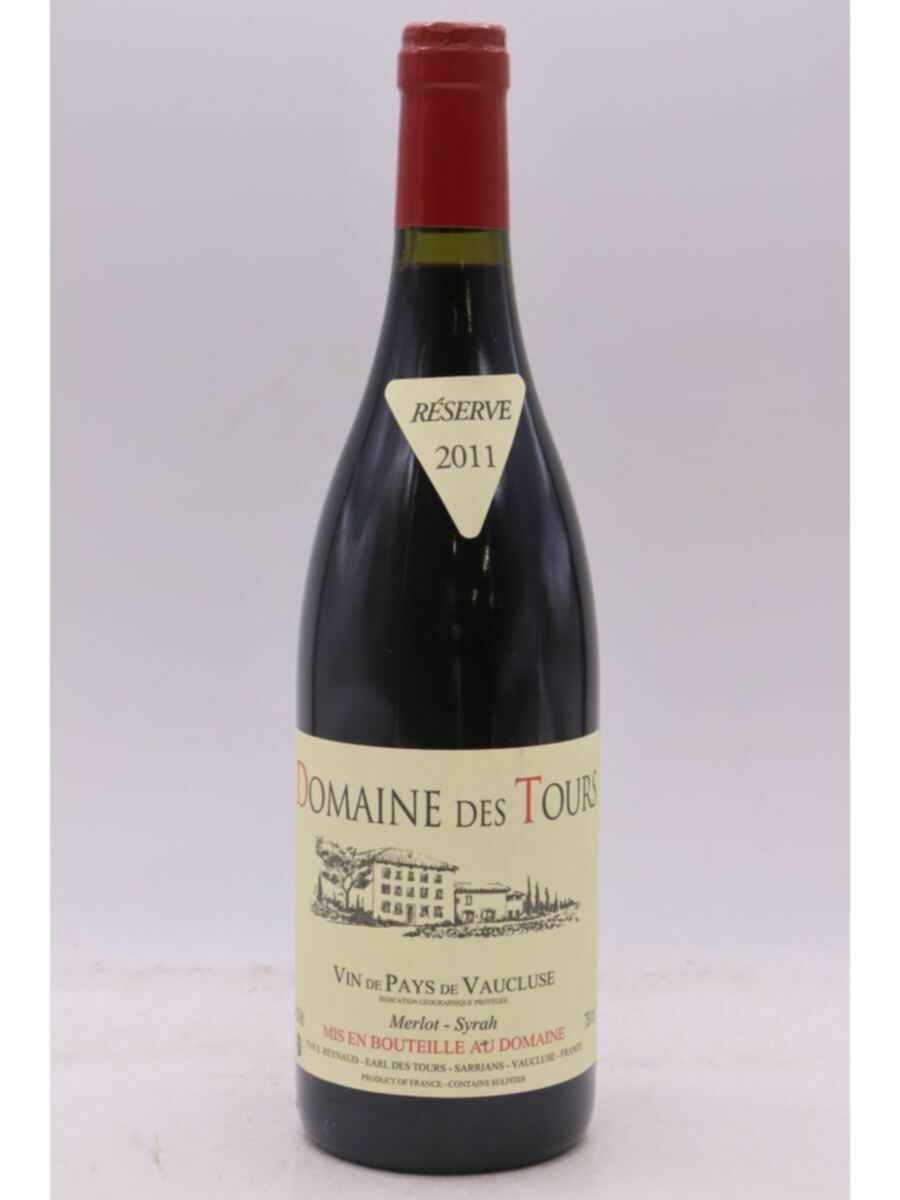Rayas Domaine Des Tours Vaucluse Merlot-syrah Reserve 2011
