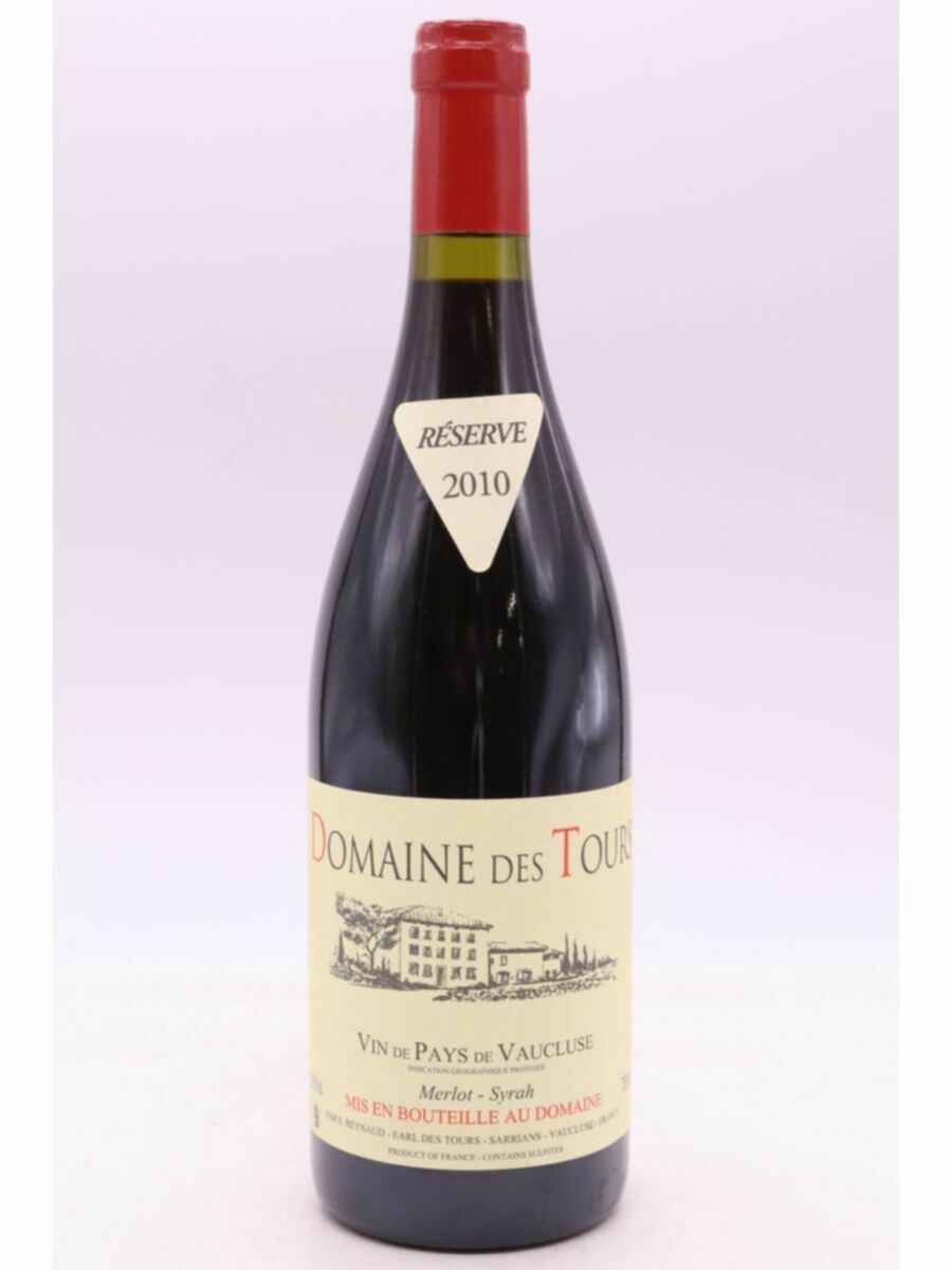 Rayas Domaine Des Tours Vaucluse Merlot-syrah Reserve 2010