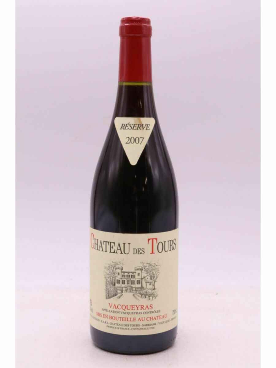 Rayas Chateau Des Tours Vacqueyras Rouge 2007