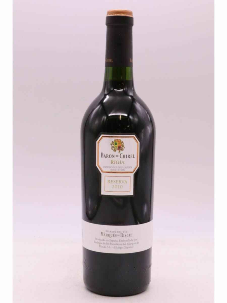 Marques De Riscal Rioja  Reserva  Baron De Chirel 2010