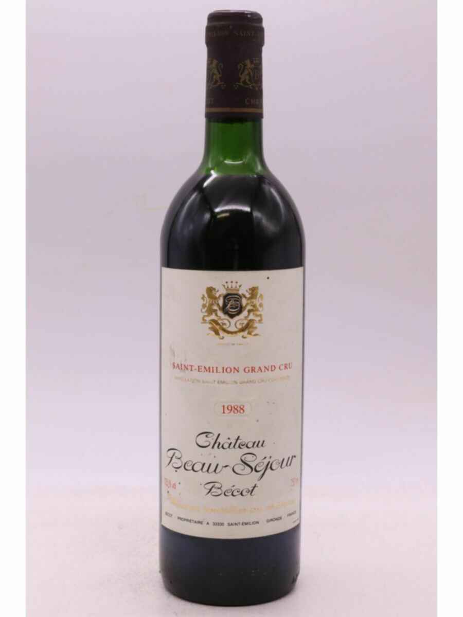 Chateau Beau Sejour Becot 1988