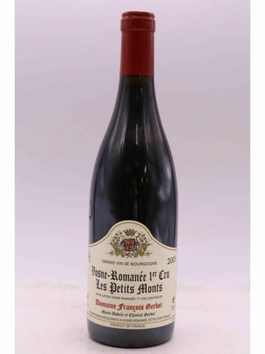 François Gerbet Vosne Romanee Les Petits Monts 1er Cru 2005