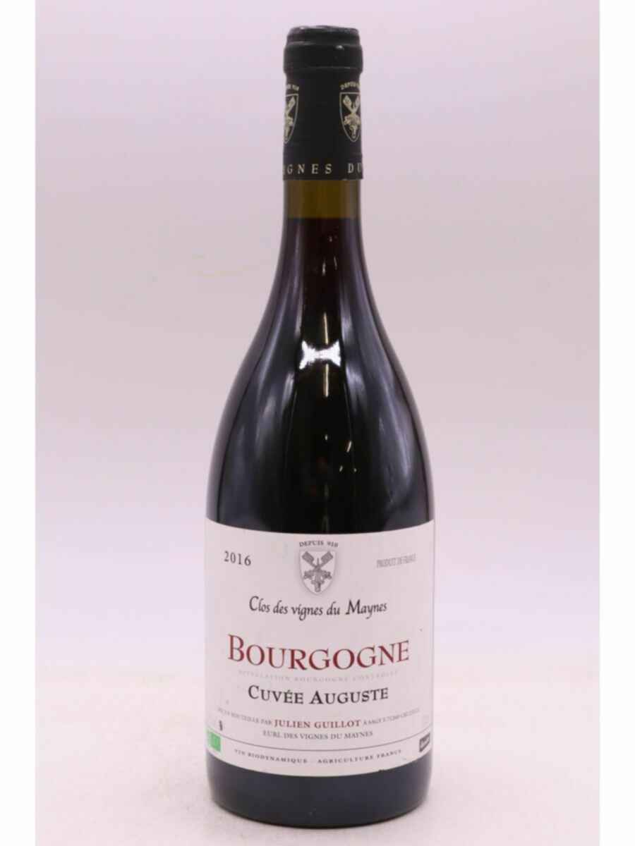 Clos Des Vignes Du Maynes Bourgogne Cuvee Auguste 2016