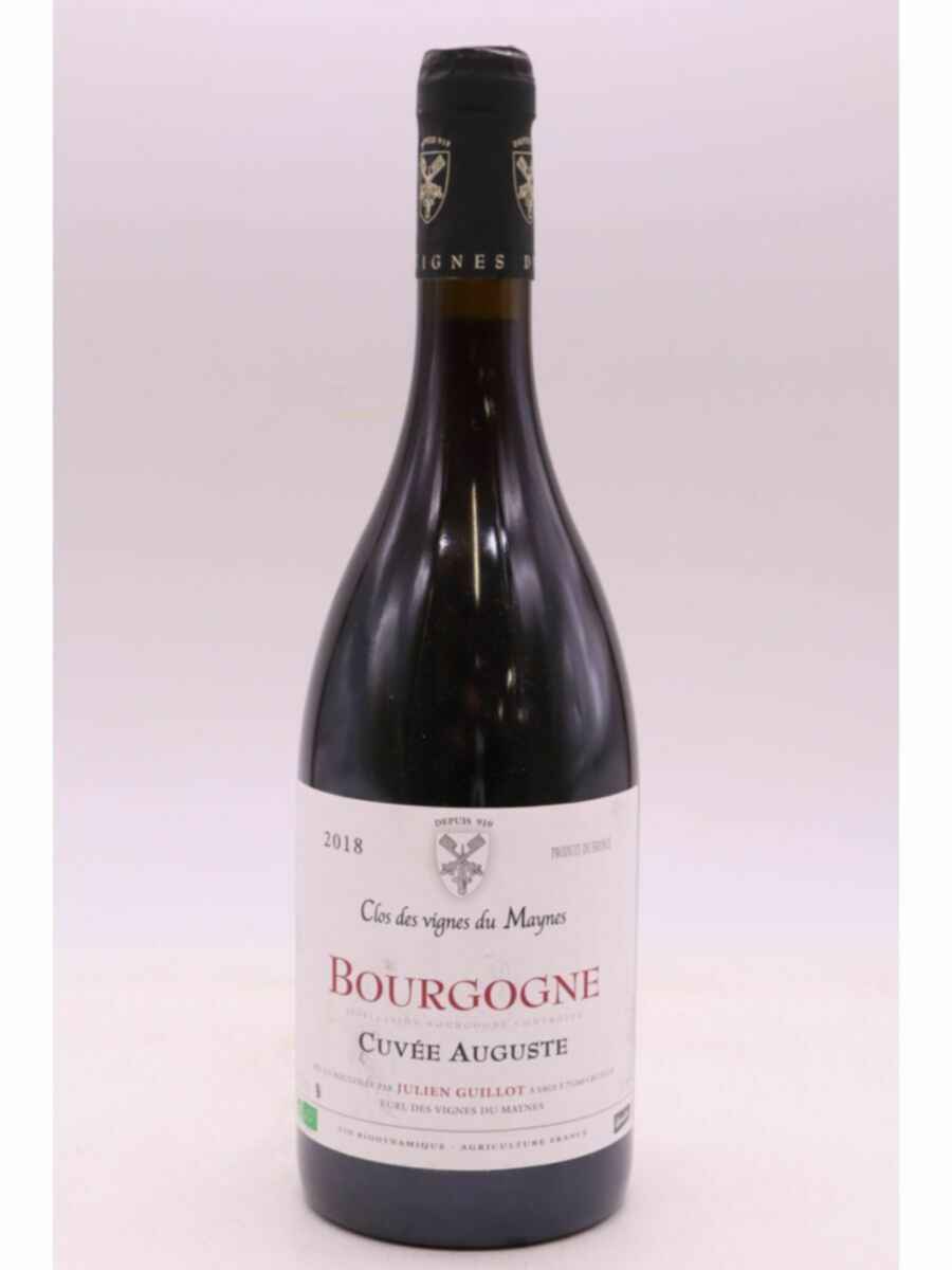 Clos Des Vignes Du Maynes Bourgogne Cuvee Auguste 2018