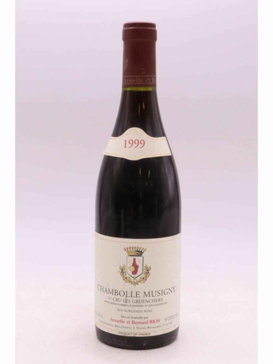 Armelle Et Bernard Rion Chambolle Musigny 1er Cru Les Gruenchers 1999