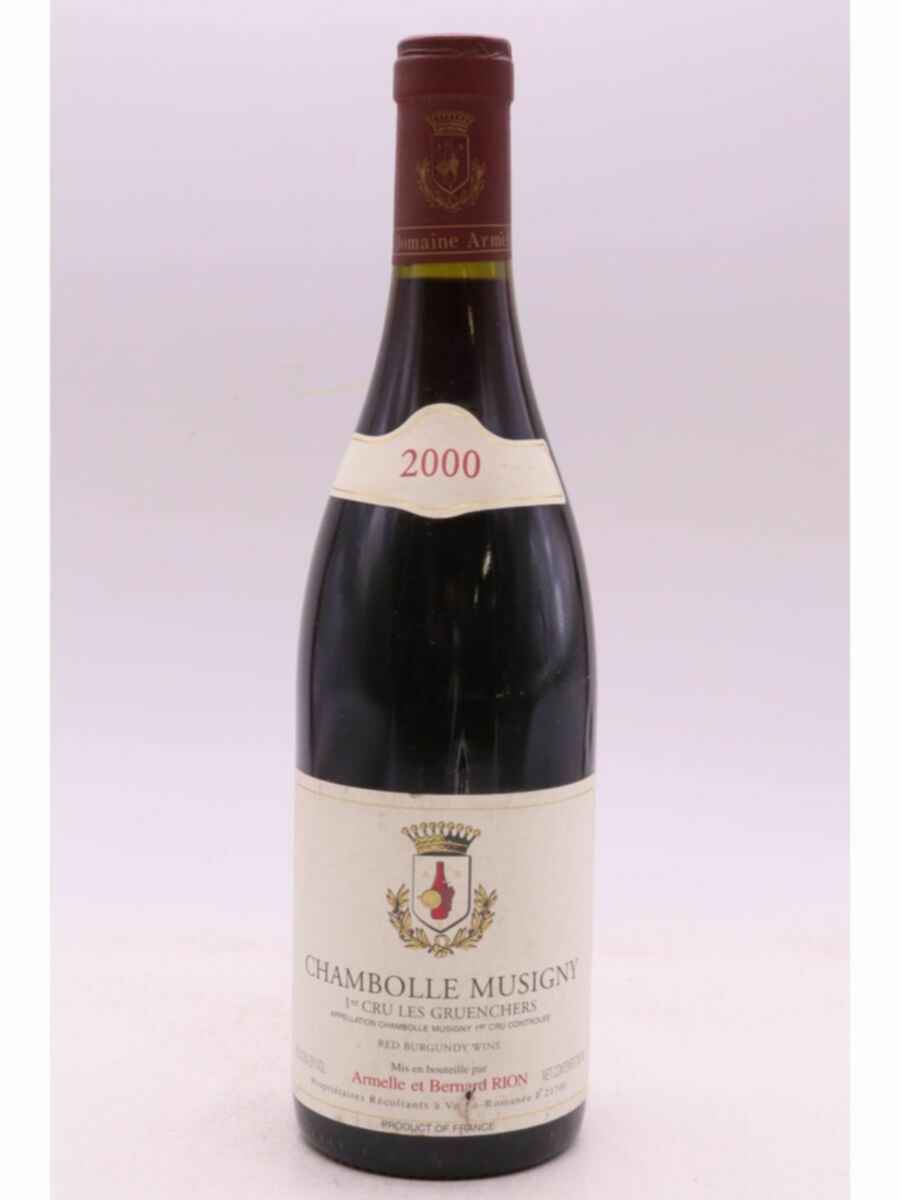 Armelle Et Bernard Rion Chambolle Musigny 1er Cru Les Gruenchers 2000