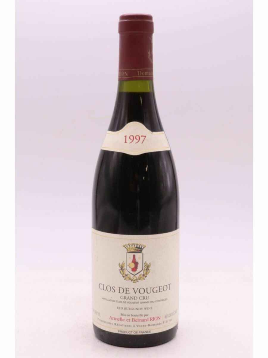 Armelle Et Bernard Rion Clos Vougeot Grand Cru 1997