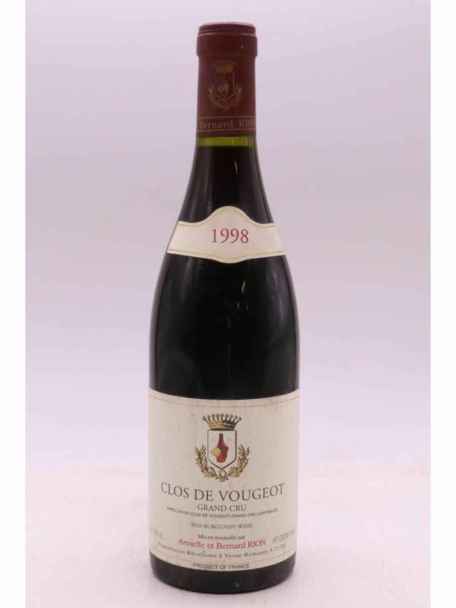 Armelle Et Bernard Rion Clos Vougeot Grand Cru 1998