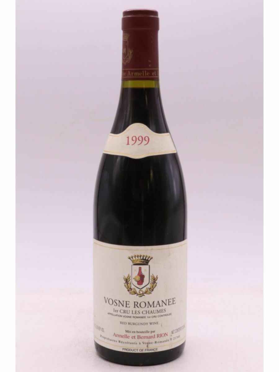 Armelle Et Bernard Rion Vosne Romanee 1er Cru Les Chaumes 1999