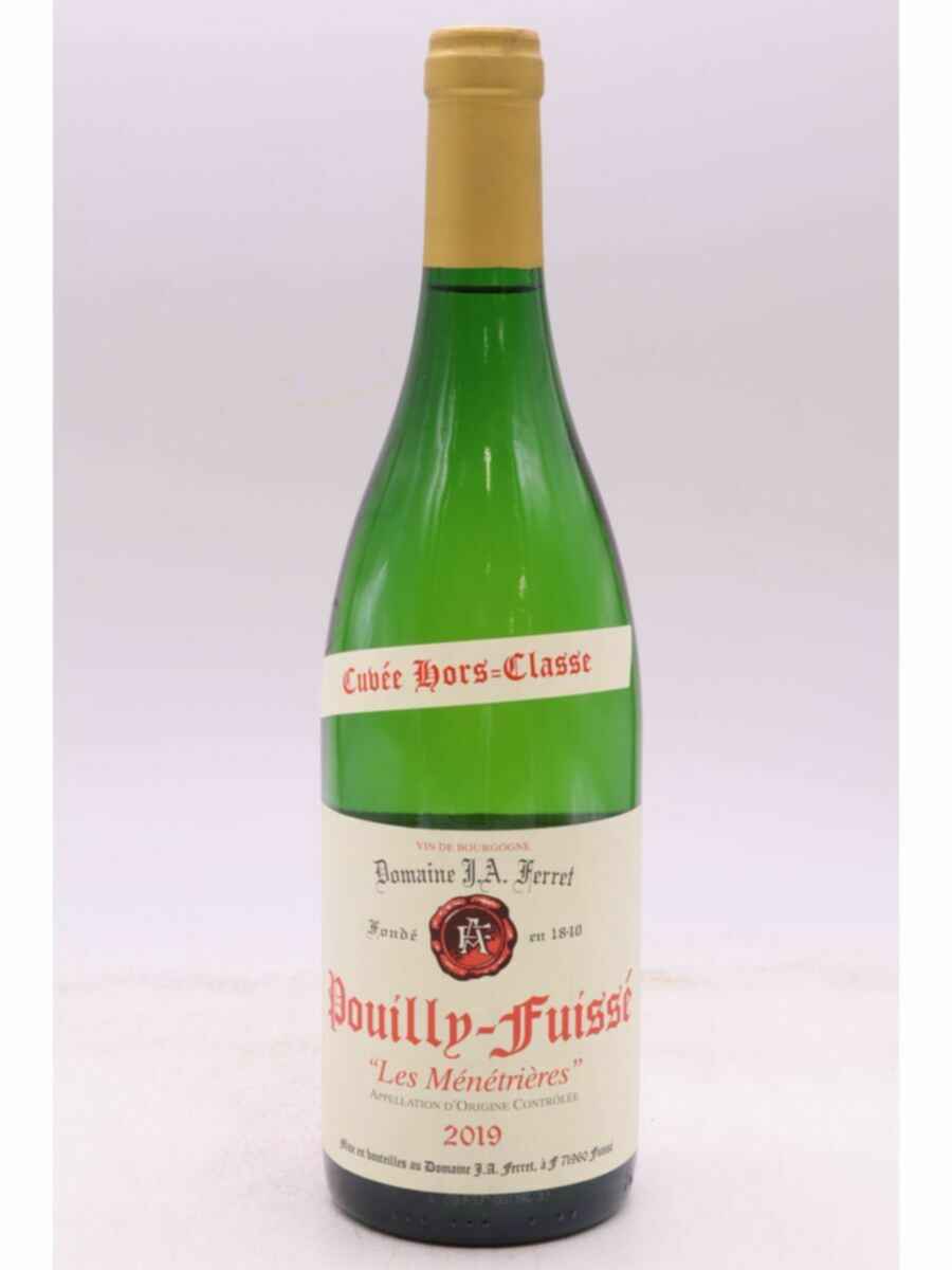 Ferret Pouilly Fuisse Les Ménétrieres Cuvée Hors Classe 2019