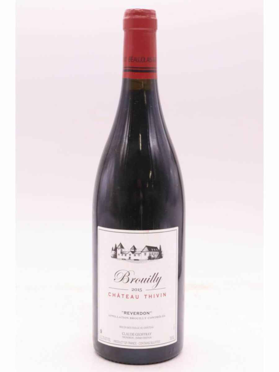 Chateau Thivin Brouilly Reverdon 2015