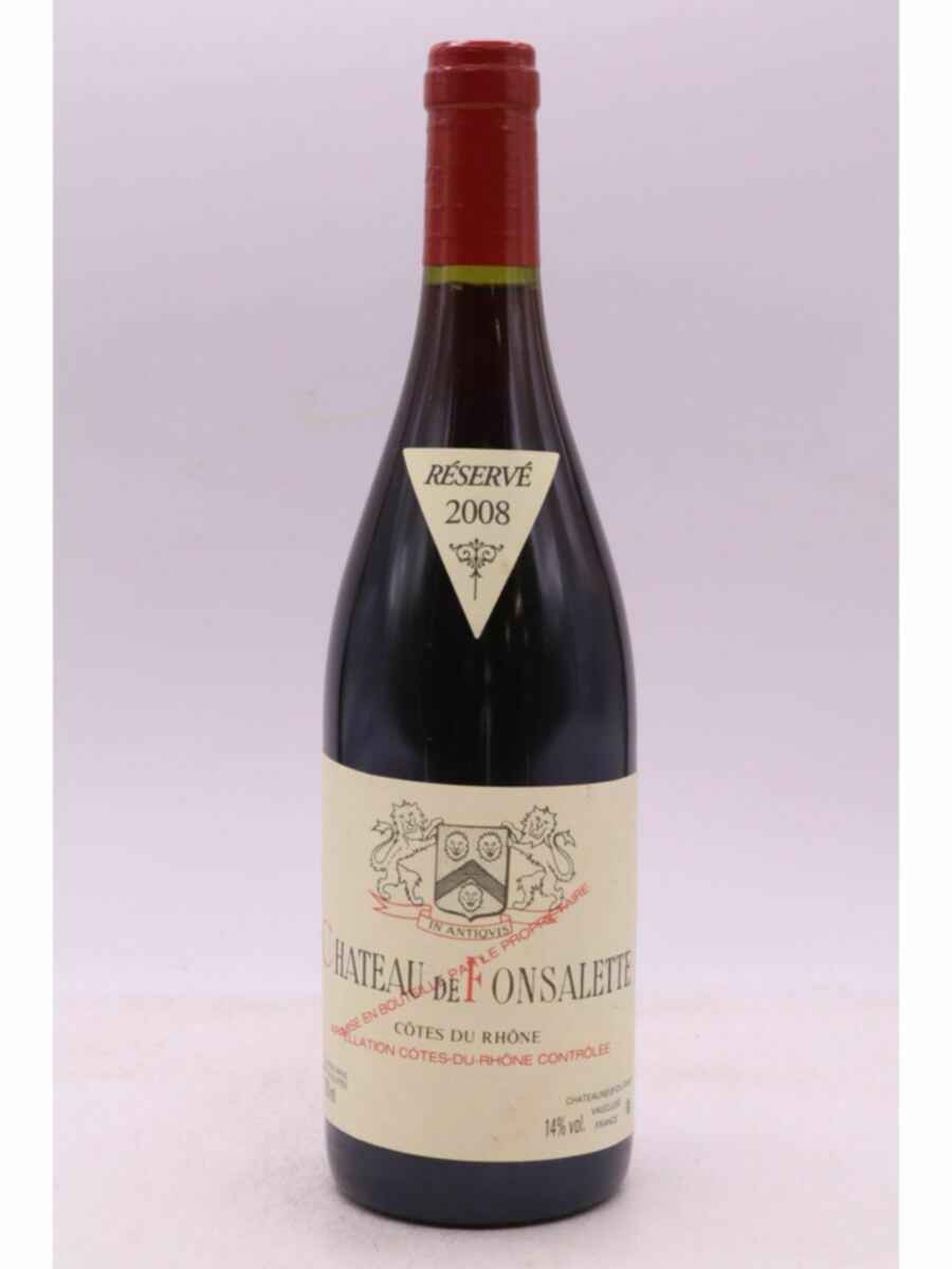 Rayas Chateau De Fonsalette Reserve 2008
