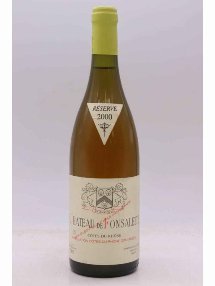 Rayas Chateau De Fonsalette Reserve Blanc 2000