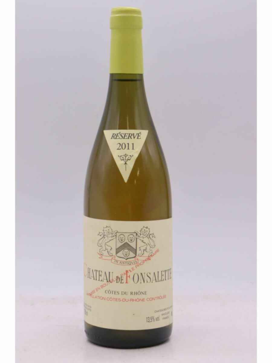 Rayas Chateau De Fonsalette Reserve Blanc 2011