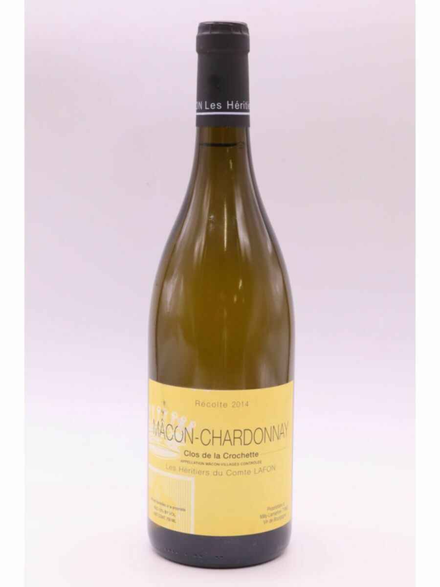 Heritiers Du Comte Lafon Macon Chardonnay Clos De La Crochette 2014