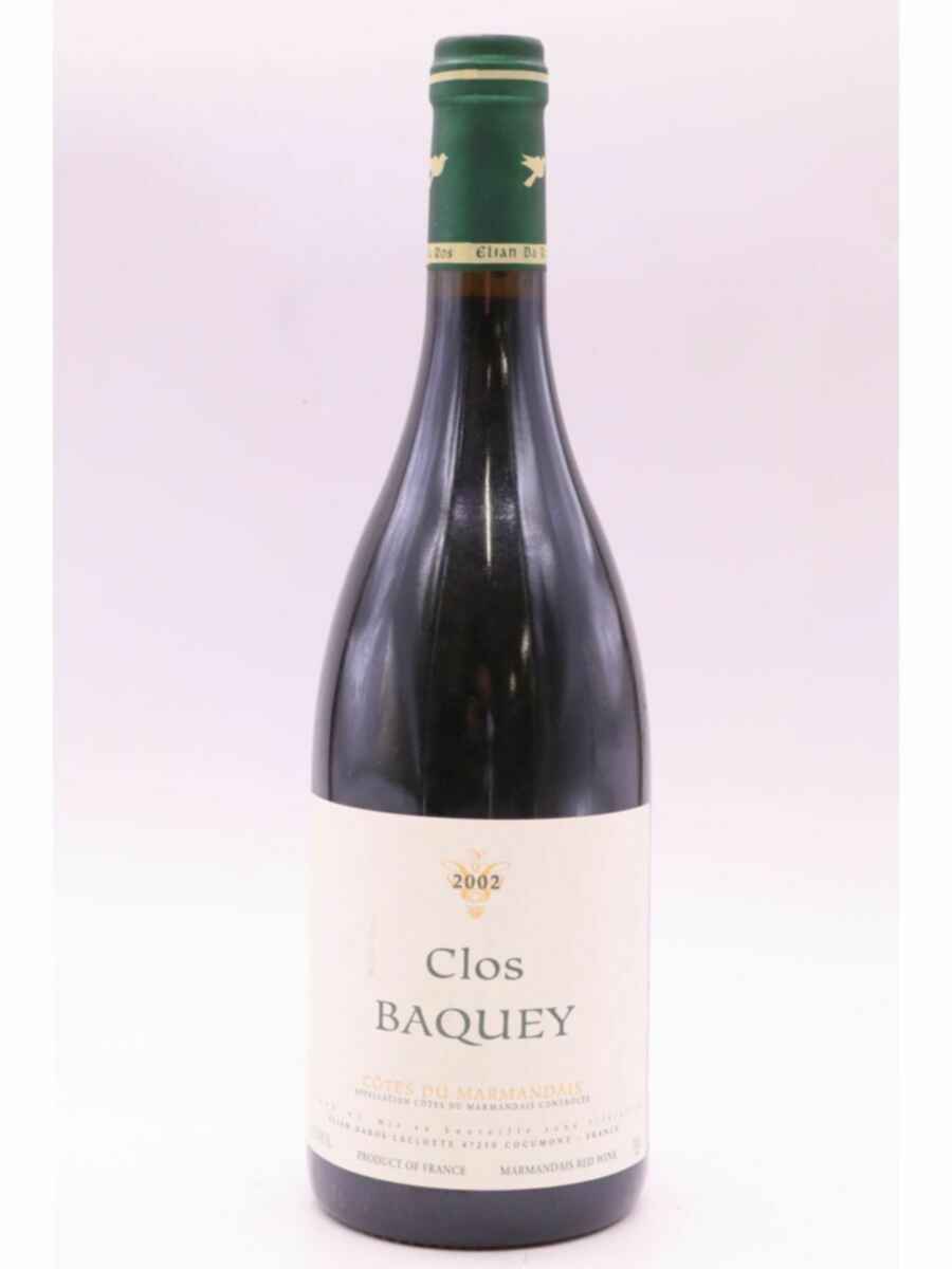 Elian Da Ros Cotes Du Marmandais Clos Baquey, 2002