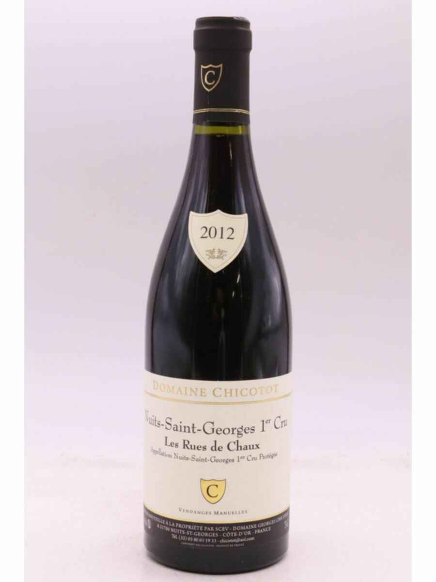 Georges Chicotot Nuits Saint Georges 1er Cru Les Rues De Chaux, 2012