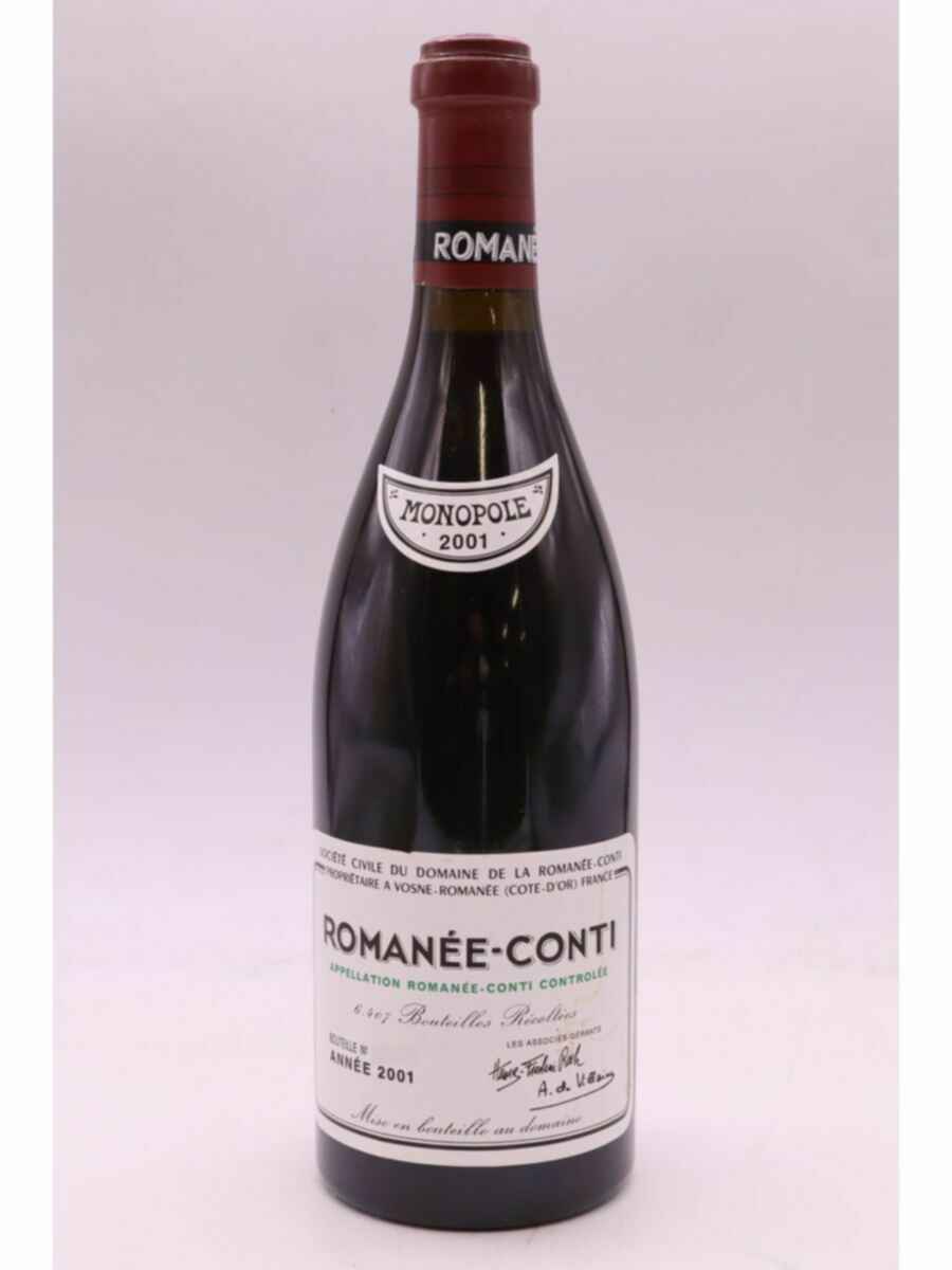 De La Romanee Conti Romanee Conti Grand Cru, 2001
