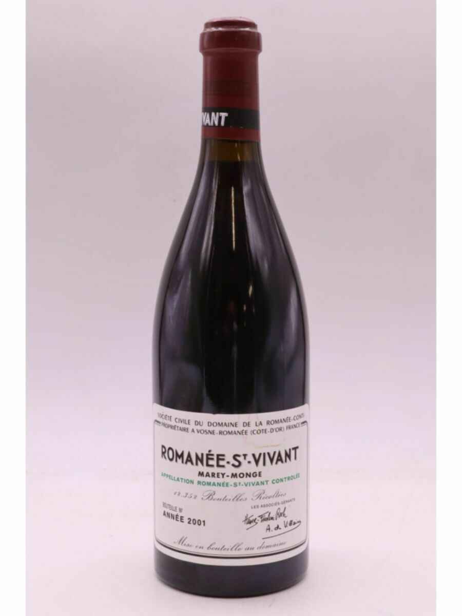 De La Romanee Conti Romanee Saint Vivant Grand Cru, 2001