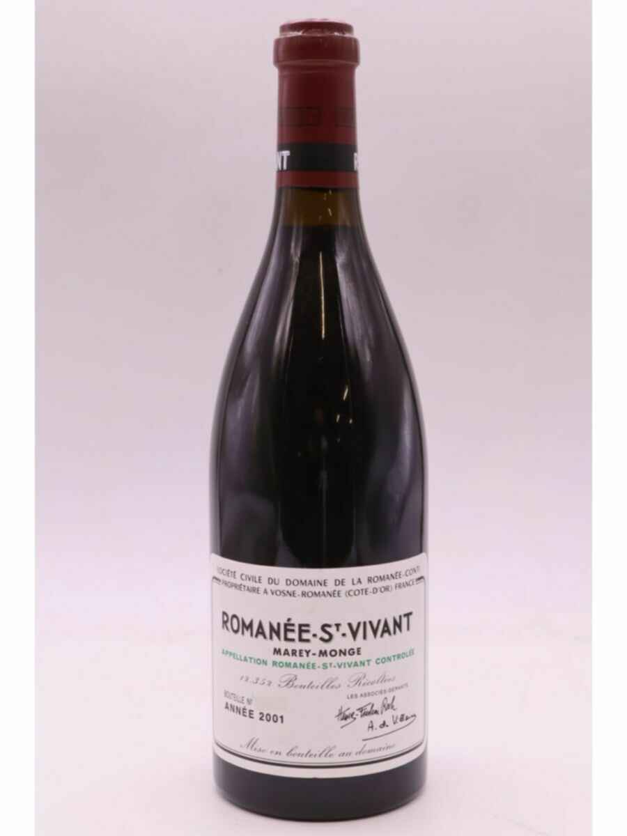 De La Romanee Conti Romanee Saint Vivant Grand Cru, 2001