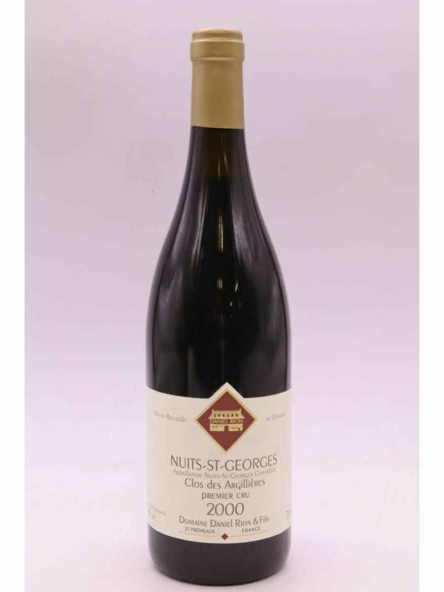 Daniel Rion Nuits St Georges Clos Des Argillieres 1er Cru, 2000