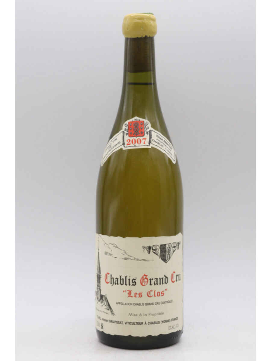 Vincent Dauvissat Chablis Les Clos Grand Cru, 2007